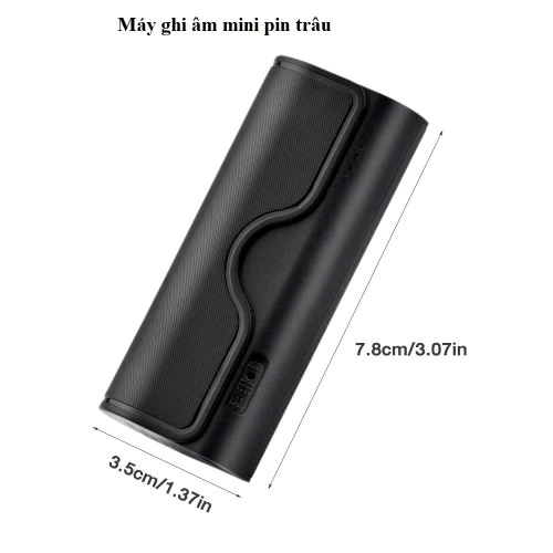 Máy ghi âm chuyên nghiệp T9PR0, Pin khủng 500 giờ